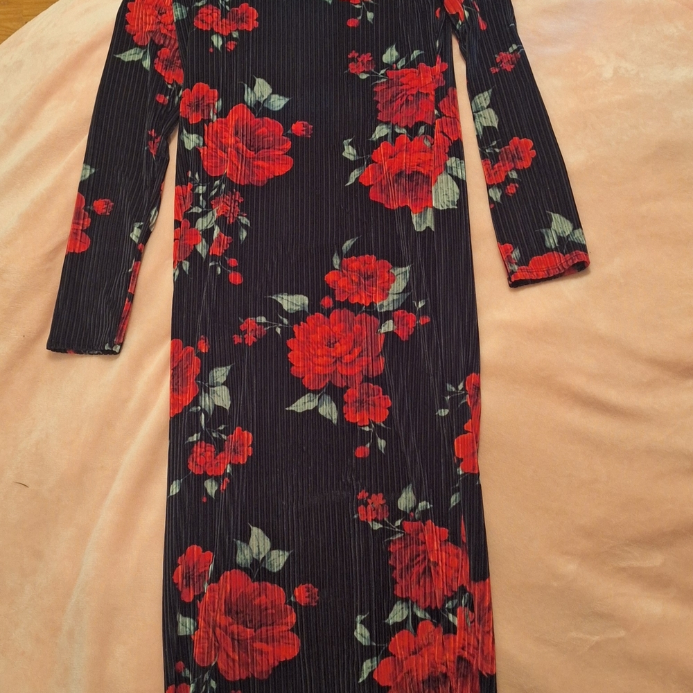 Floral Long Sleeve Dress